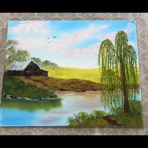 ORIGINAL OIL PAINTING by ME👩‍🎨 BOB ROSS INSTRUCT